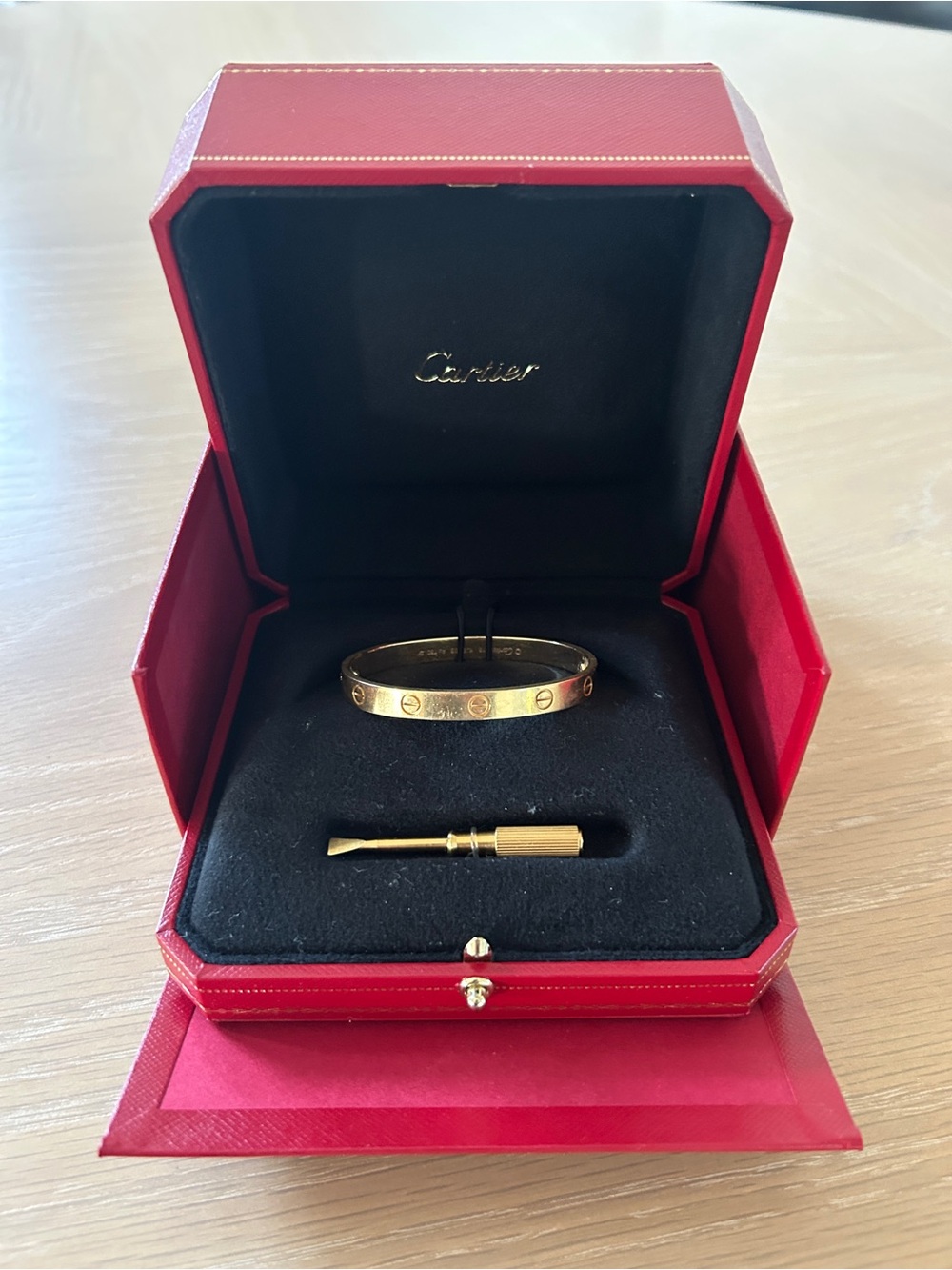 Cartier 18k Gold Love Bracelet 16cm - Picture 2 of 3